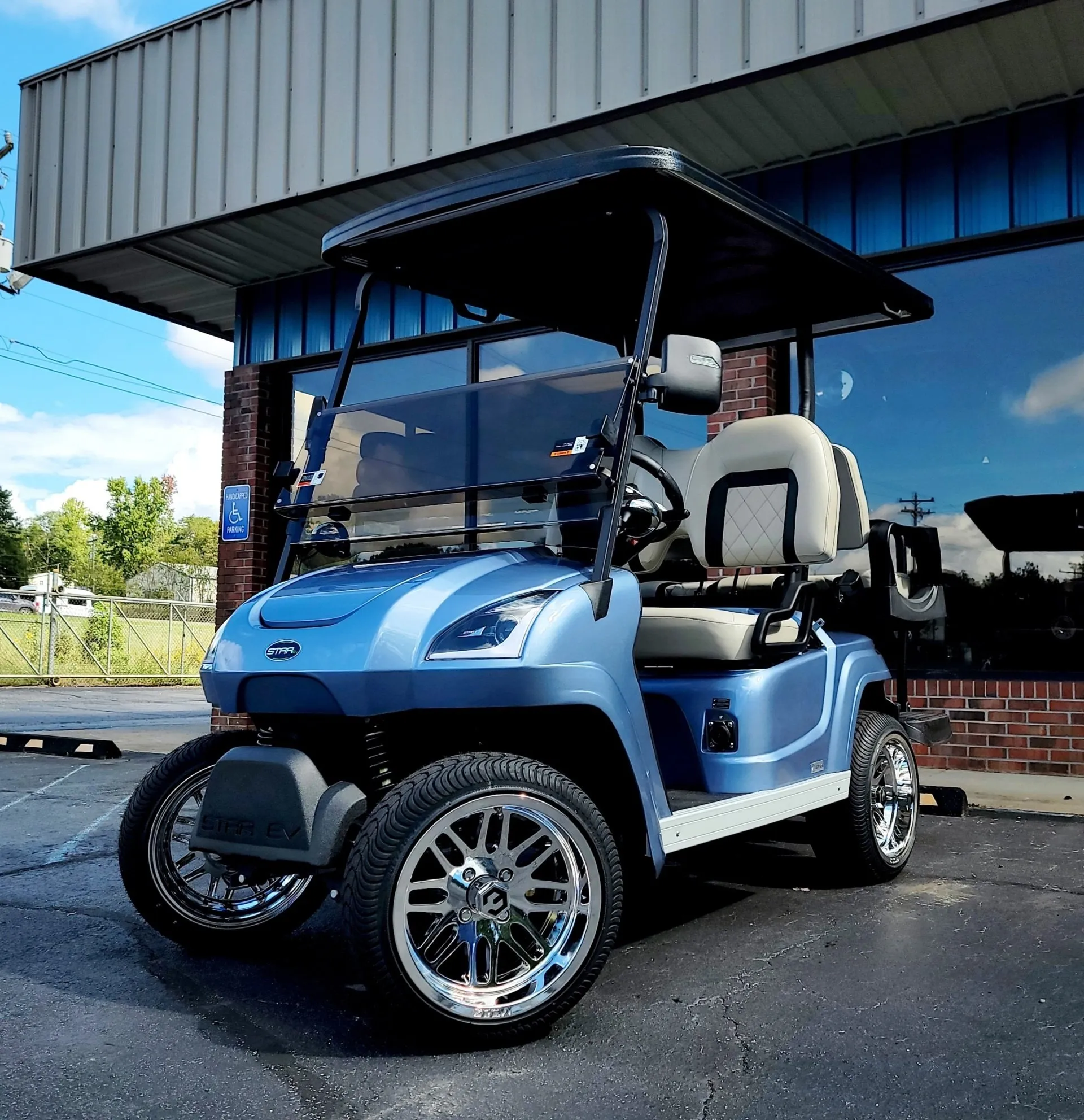 Happy customer with custom cart #11