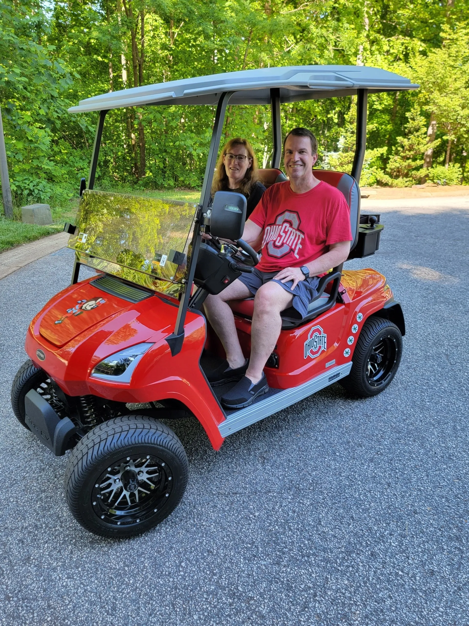 Happy customer with custom cart #21