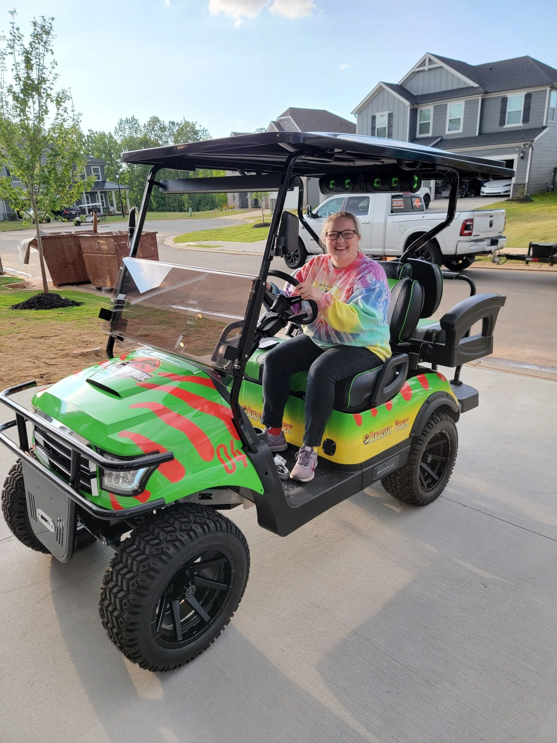 Happy customer with custom cart #23