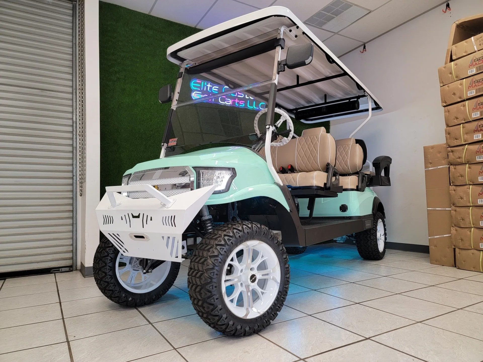 Happy customer with custom cart #24
