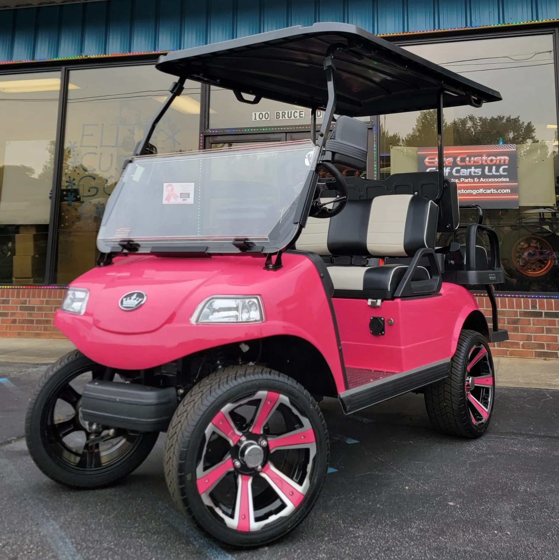 Happy customer with custom cart #28
