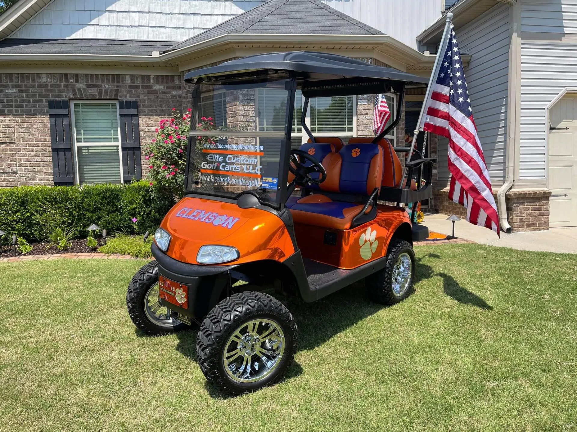 Happy customer with custom cart #38