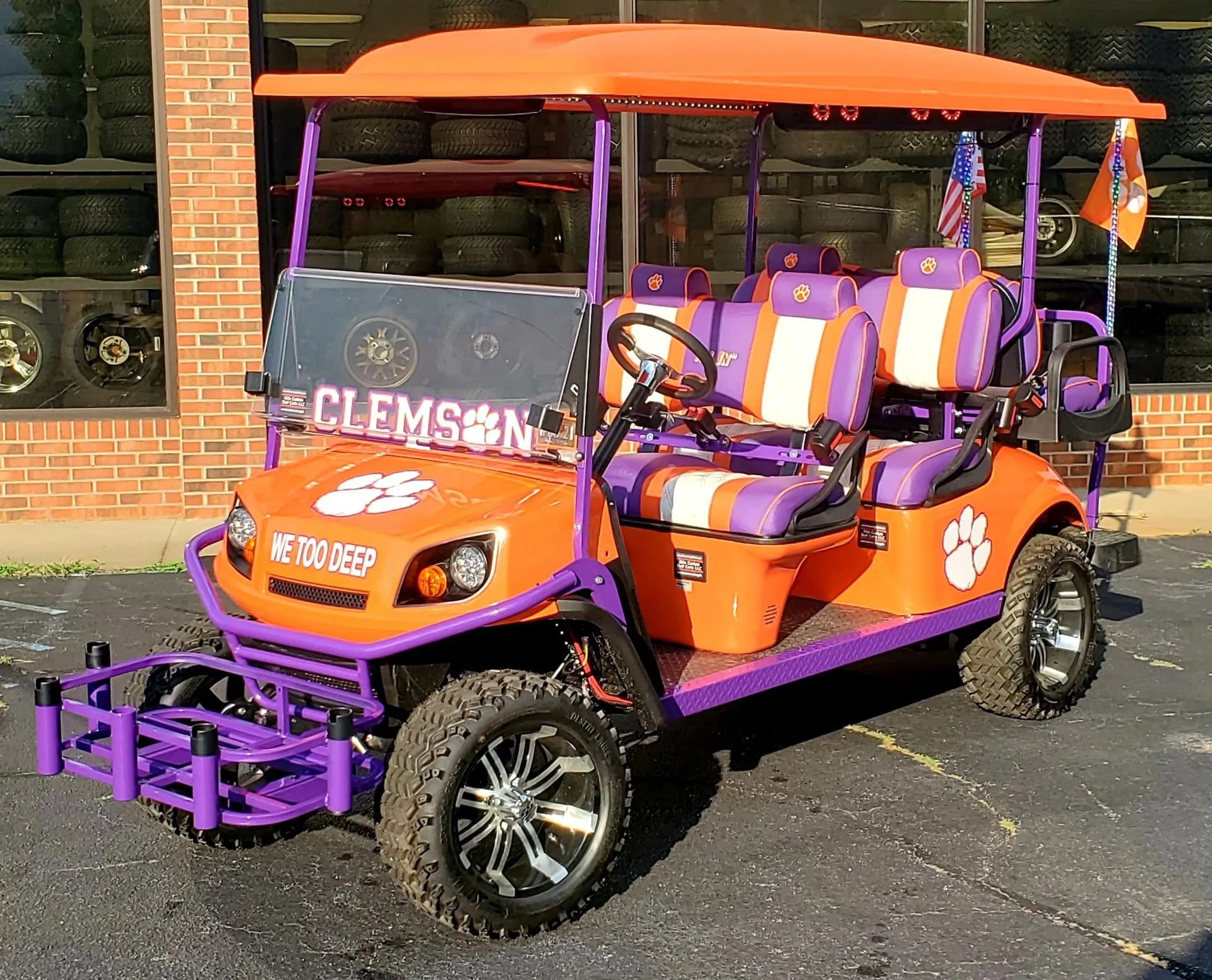 Happy customer with custom cart #7