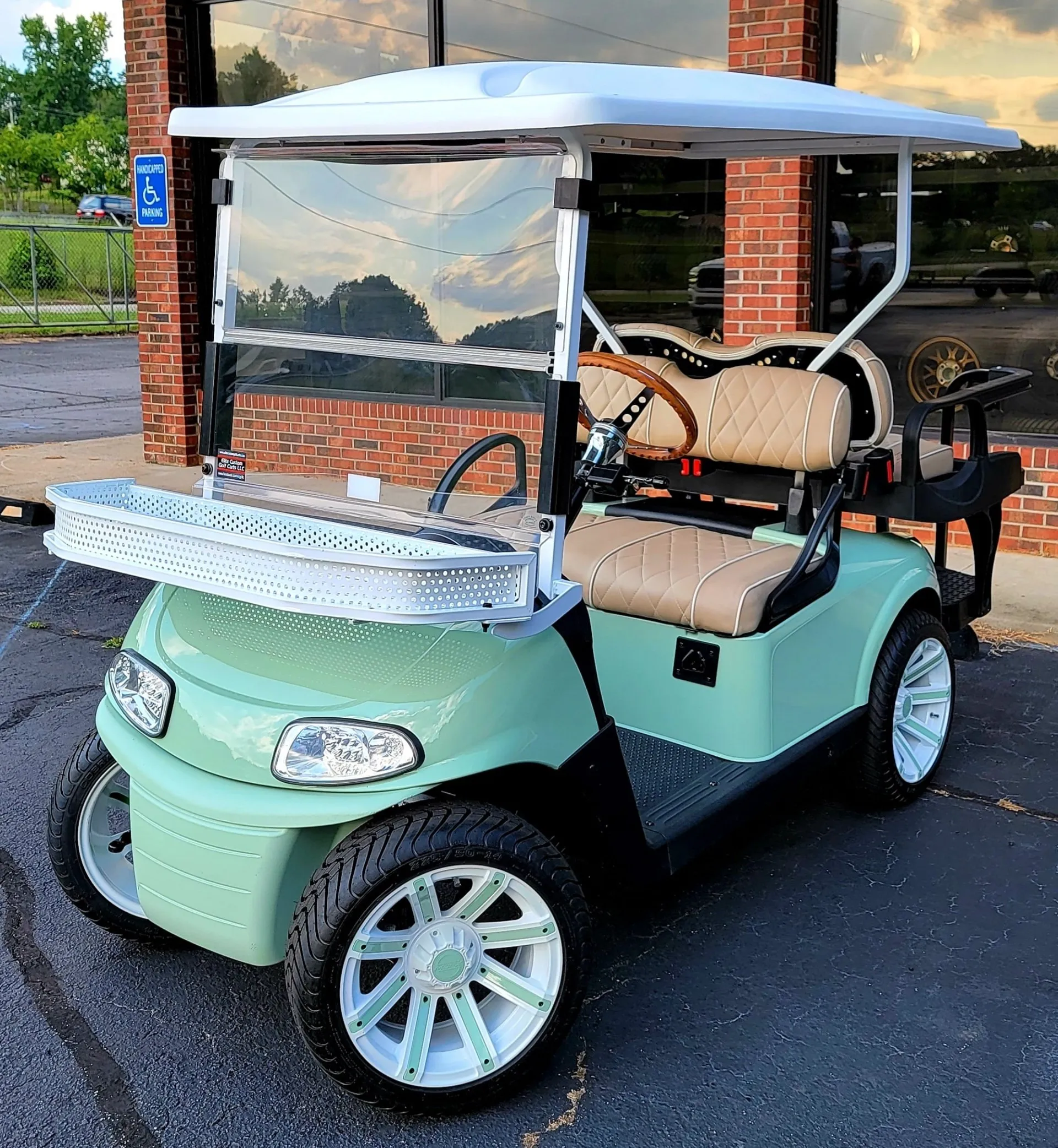 Happy customer with custom cart #8